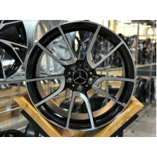 Диски литые MERCEDES AMG R19 5x112 8.5/9.5 ET40/40 66.6 Black Face 