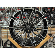 Диски литые BMW 818М R20 5x112 9.0/10.5 ET35/40 66.6 Black Machined Face  