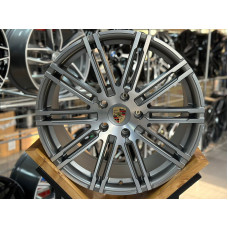 Диски литые PORSCHE R21 5x130 10.0 ET50 71.6 Matt Gunmetal Face  