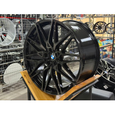 Диски литые BMW 818M R22 5x112 9/10,5 ET37/43 66.5 Black Machinen Face + Black tinted