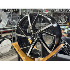 Диски AUDI R20 5x112 9 ET30 66.45 Black Machinen Face Диски AUDI R20 5x112 9 ET30 66.45 Black Machinen Face