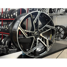 Диски AUDI R18 5x112 8 ET35 66.45 Black Machinen Face Диски AUDI R18 5x112 8 ET35 66.45 Black Machinen Face
