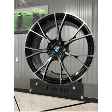 Диски BMW 789M R18 5x120 8 ET30 72.6 Gloss Black machine face