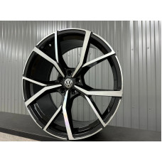 Диски Volkswagen R18 5x112 8 ET35 57.1 Black Machinen Face