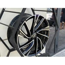 Диски Volkswagen R18 5x112 8 ET38 57.1 Black Machinen Facе