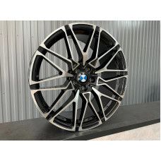 Диски BMW R22 5x112 9/10,5 ET37/43 66.5 Black Machinen Face
