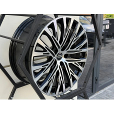 Диски AUDI R19 5x112 8.5 ET30 66.45 gloss black machine face